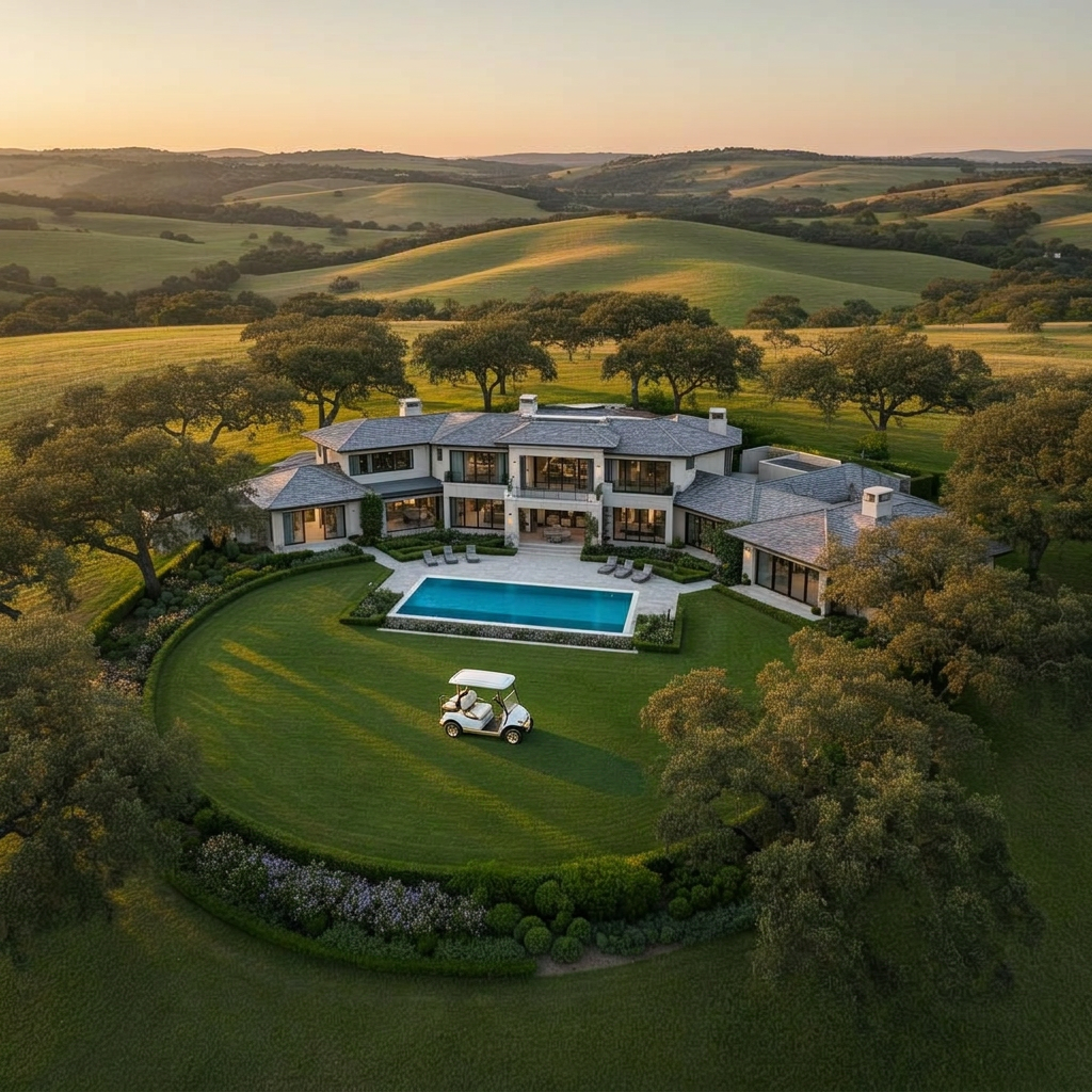 Premier Cart Rentals luxury cart at private estates